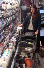 ALI LARTER Shopping for Grocery in West Hollywood 12/10/2015