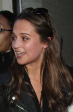 ALICIA VIKANDER at AOL Build Speaker Series in New York 12/15/2015