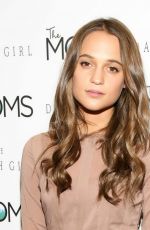 ALICIA VIKANDER at Mamarazzi Screening of The Danish Girl in New York 12/16/2015