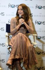 ALICIA VIKANDER at Mamarazzi Screening of The Danish Girl in New York 12/16/2015