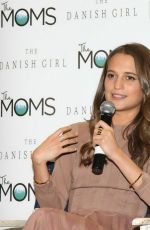 ALICIA VIKANDER at Mamarazzi Screening of The Danish Girl in New York 12/16/2015