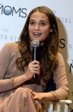 ALICIA VIKANDER at Mamarazzi Screening of The Danish Girl in New York 12/16/2015