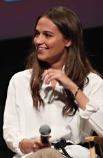 ALICIA VIKANDER at sag-aftra Screening of The Danish Girl in New York 12/15/2015