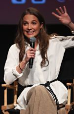 ALICIA VIKANDER at sag-aftra Screening of The Danish Girl in New York 12/15/2015