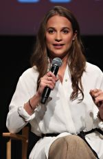 ALICIA VIKANDER at sag-aftra Screening of The Danish Girl in New York 12/15/2015