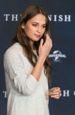 ALICIA VIKANDER at The Danish Girl Premiere in Berlin 12/10/2015