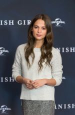 ALICIA VIKANDER at The Danish Girl Premiere in Berlin 12/10/2015