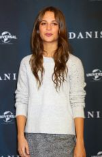 ALICIA VIKANDER at The Danish Girl Premiere in Berlin 12/10/2015