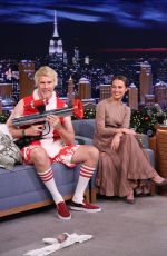 ALICIA VIKANDER at The Tonight Show woth Jimmy Fallon in New York 12/16/2015