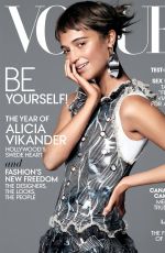 ALICIA VIKANDER in Vogue Magazine, January 2016 Issue