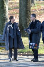 ALICIA VIKANDER on the Set of Untitled Bourne 5 Movie in Washington 12/04/2015