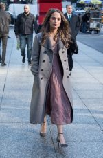 ALICIA VIKANDER Out and About in New York 12/16/2015