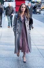 ALICIA VIKANDER Out and About in New York 12/16/2015