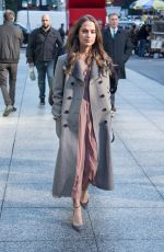 ALICIA VIKANDER Out and About in New York 12/16/2015