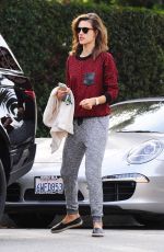 ALLESANDRA AMBROSIO at Brentwood Country Mart in Santa Monica 12/10/2015