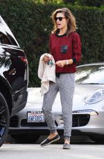 ALLESANDRA AMBROSIO at Brentwood Country Mart in Santa Monica 12/10/2015