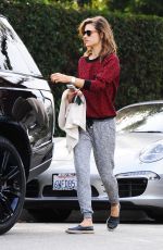 ALLESANDRA AMBROSIO at Brentwood Country Mart in Santa Monica 12/10/2015