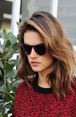 ALLESANDRA AMBROSIO at Brentwood Country Mart in Santa Monica 12/10/2015