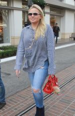 ALLI SIMPSON Out Shopping at The Grove in West Hollywood 12/21/2015