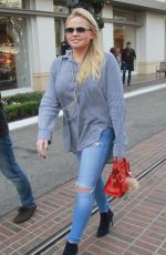 ALLI SIMPSON Out Shopping at The Grove in West Hollywood 12/21/2015