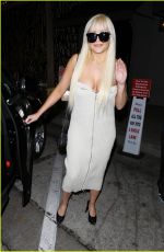 AMANDA BYNES Arrives at Craig