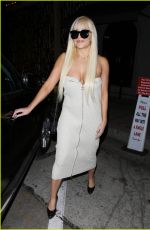 AMANDA BYNES Arrives at Craig