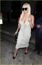 AMANDA BYNES Arrives at Craig