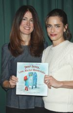 AMANDA PEET at Dear Santa, Love, Rachel Rosenstein Book Signing at Barnes & Noble in New York 12/04/2015
