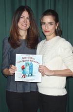 AMANDA PEET at Dear Santa, Love, Rachel Rosenstein Book Signing at Barnes & Noble in New York 12/04/2015