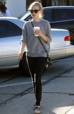 AMANDA SEYFRIED Leaves Gracias Madre in West Hollywood 12/27/2015