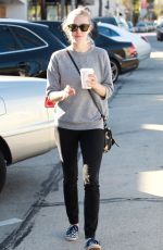 AMANDA SEYFRIED Leaves Gracias Madre in West Hollywood 12/27/2015