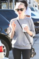 AMANDA SEYFRIED Out and About in West Hollywood 12/23/2015