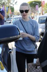 AMANDA SEYFRIED Out and About in West Hollywood 12/23/2015