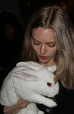 AMANDA SEYFRIED with a Bunny Shopping at The Groove in Los Angeles 12/08/2015