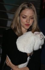 AMANDA SEYFRIED with a Bunny Shopping at The Groove in Los Angeles 12/08/2015