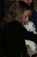 AMANDA SEYFRIED with a Bunny Shopping at The Groove in Los Angeles 12/08/2015