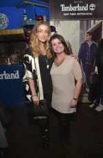 AMBER HEARD at Timberland Celebrates Winter on the Modern Trail with Samantha McMillen in Los Angeles 12/10/2015