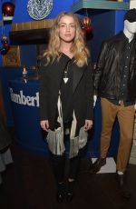 AMBER HEARD at Timberland Celebrates Winter on the Modern Trail with Samantha McMillen in Los Angeles 12/10/2015