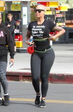 AMBER ROSE Out and About in Studio City 12/27/2015