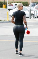 AMBER ROSE Out and About in Studio City 12/27/2015