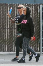 AMBER ROSE Out and About in Studio City 12/27/2015