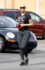 AMBER ROSE Out and About in Studio City 12/27/2015