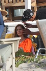 AMY ADAMS on the Set of a Photoshoot in Santa Monica 12/09/2015