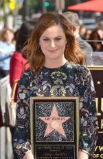 AMY POEHLER Honored with a Star on the Hollywood Walk of Fame in Los Angeles 12/03/2015