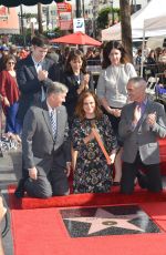 AMY POEHLER Honored with a Star on the Hollywood Walk of Fame in Los Angeles 12/03/2015