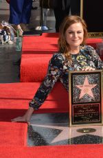 AMY POEHLER Honored with a Star on the Hollywood Walk of Fame in Los Angeles 12/03/2015