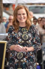 AMY POEHLER Honored with a Star on the Hollywood Walk of Fame in Los Angeles 12/03/2015