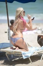ANA BRAGA in Bikini at a Beach in Miami 12/21/2015
