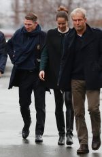 ANA IVANOVIC and Bastian Schweinsteiger Arrives at Old Trafford in Manchester 12/16/2015