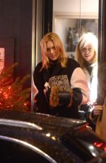 ANJA RUBIK Out for Dinner in Warsaw 12/21/2015